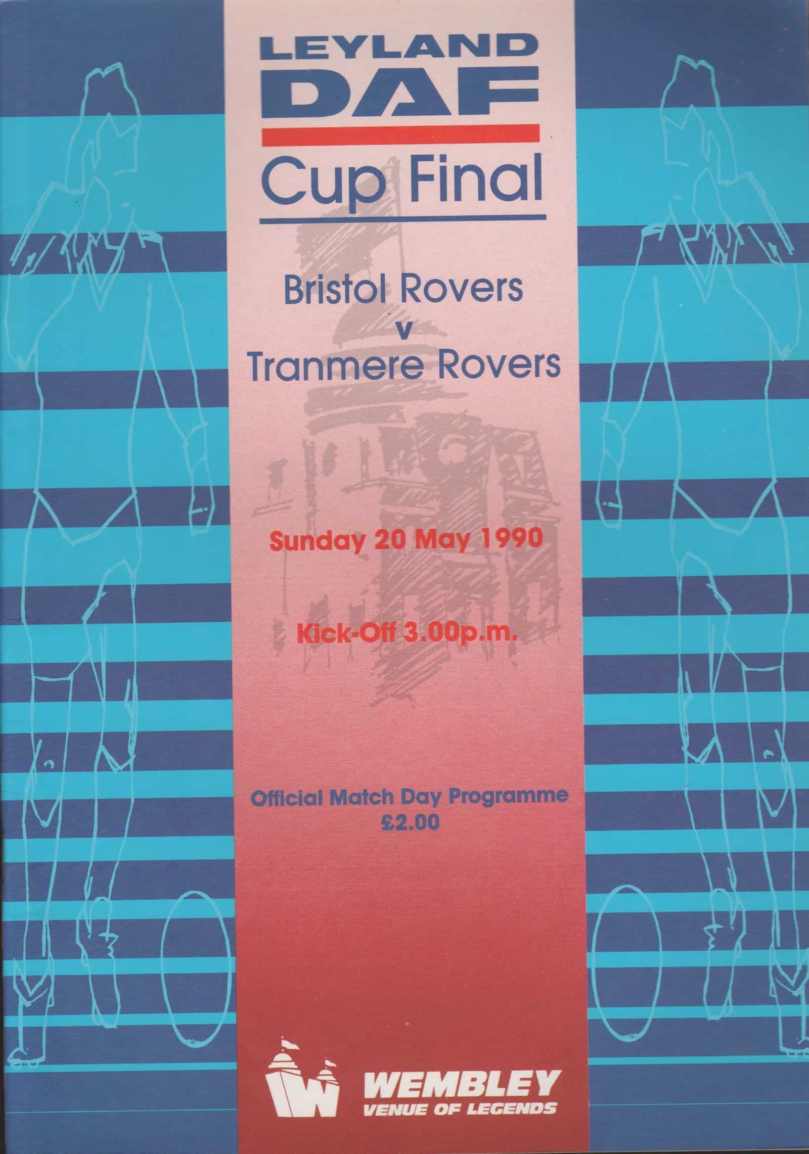 Bristol Rovers v Tranmere Rovers 20-May-1990