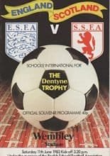 England Schoolboys v Scotland Schoolboys 11-Jun-1983