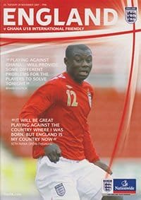 England u18 v Ghana u18 20-Nov-2007