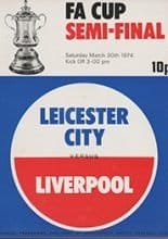 Leicester City v Liverpool 30-Mar-1974
