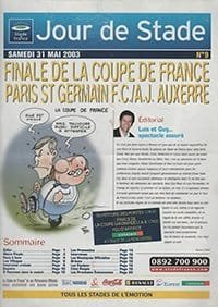 Paris St Germain v Auxerre 31-May-2003