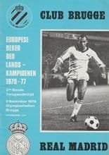 Club Brugge v Real Madrid 03-Nov-1976
