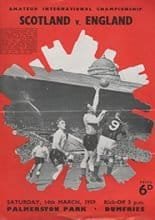 Scotland Amat v England Amat 14-Mar-1959