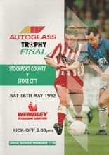 Stockport County v Stoke City 16-May-1992