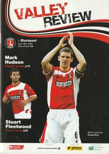 Charlton Athletic v Blackpool 18-Apr-2009