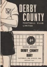 Derby County v Bury 29-Aug-1964