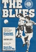 Chesterfield v Exeter City 25-Apr-1981
