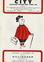 Bradford City v Gillingham 01-Nov-1969