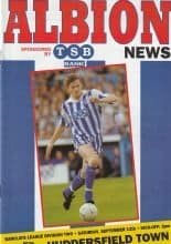 Brighton & Hove Albion v Huddersfield Town 12-Sep-1992