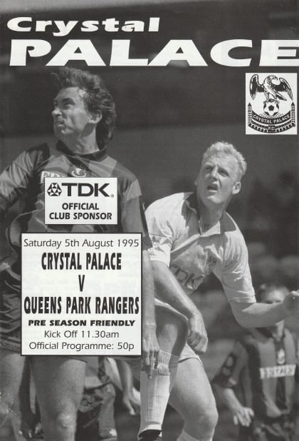 Crystal Palace v Queens Park Rangers 05-Aug-1995