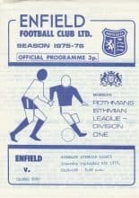 Enfield v Slough Town  06-Sep-1975