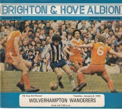 Brighton & Hove Albion v Wolverhampton Wanderers 09-Jan-1979