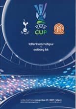 Tottenham Hotspur v Aab Aalborg 29-Nov-2007