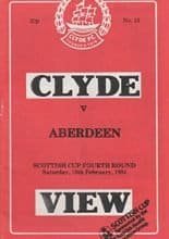 Clyde v Aberdeen 18-Feb-1984