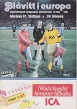 Gothenburg v Aberdeen 19-Mar-1986