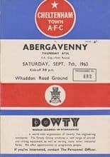 Cheltenham Town v Abergavenny 07-Sep-1963