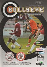 Hereford United v Accrington Stanley 23-Oct-2010
