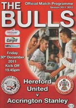 Hereford United v Accrington Stanley 30-Dec-2011