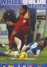 Bury v AFC Wimbledon 23-Nov-2013