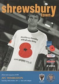Shrewsbury Town v AFC Wimbledon 29-Oct-2011