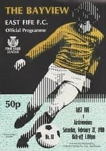 East Fife v Airdrionians 27-Feb-1988