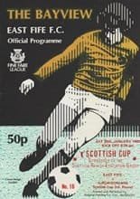East Fife v Airdrionians 30-Jan-1988