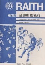 Raith Rovers v Albion Rovers 19-Oct-1977