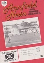 Stirling Albion v Albion Rovers 21-Dec-1985