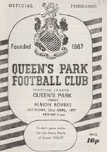Queens Park v Albion Rovers 23-Apr-1977
