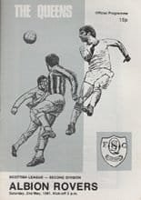 Queen of the South v Albion Rovers 02-May-1981
