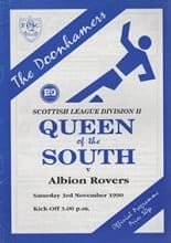 Queen of the South v Albion Rovers 03-Nov-1990