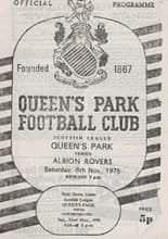 Queens Park v Albion Rovers 08-Nov-1975