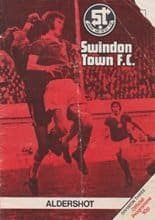 Swindon Town v Aldershot 10-Feb-1976