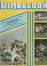 Wimbledon v Aldershot 11-Aug-1979