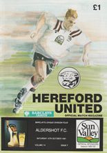 Hereford United v Aldershot 12-Oct-1991