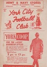 York City v Aldershot 13-Oct-1962