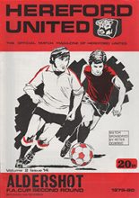 Hereford United v Aldershot 15-Dec-1979