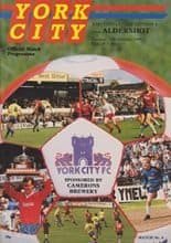 York City v Aldershot 17-Oct-1989