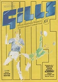 Gillingham v Aldershot 23-Oct-1990