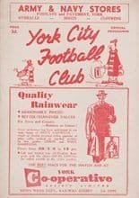 York City v Aldershot 24-Jan-1959
