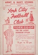 York City v Aldershot 28-Apr-1962