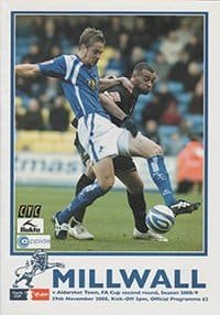 Millwall v Aldershot Town 29-Nov-2008