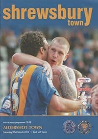 Shrewsbury Town v Aldershot Town 31-Mar-2012