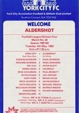York City v Aldershot 04-May-1982