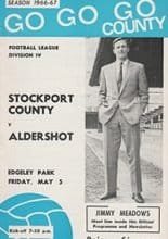 Stockport County v Aldershot 05-May-1967