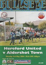 Hereford United v Aldershot Town 03-May-2004
