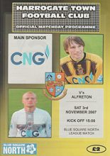 Harrogate Town v Alfreton Town 03-Nov-2007