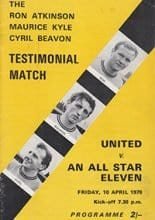 Oxford United v An All Star XI 10-Apr-1970