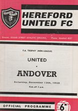 Hereford United v Andover 13-Dec-1969