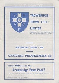 Trowbridge Town v Andover 04-Oct-1975